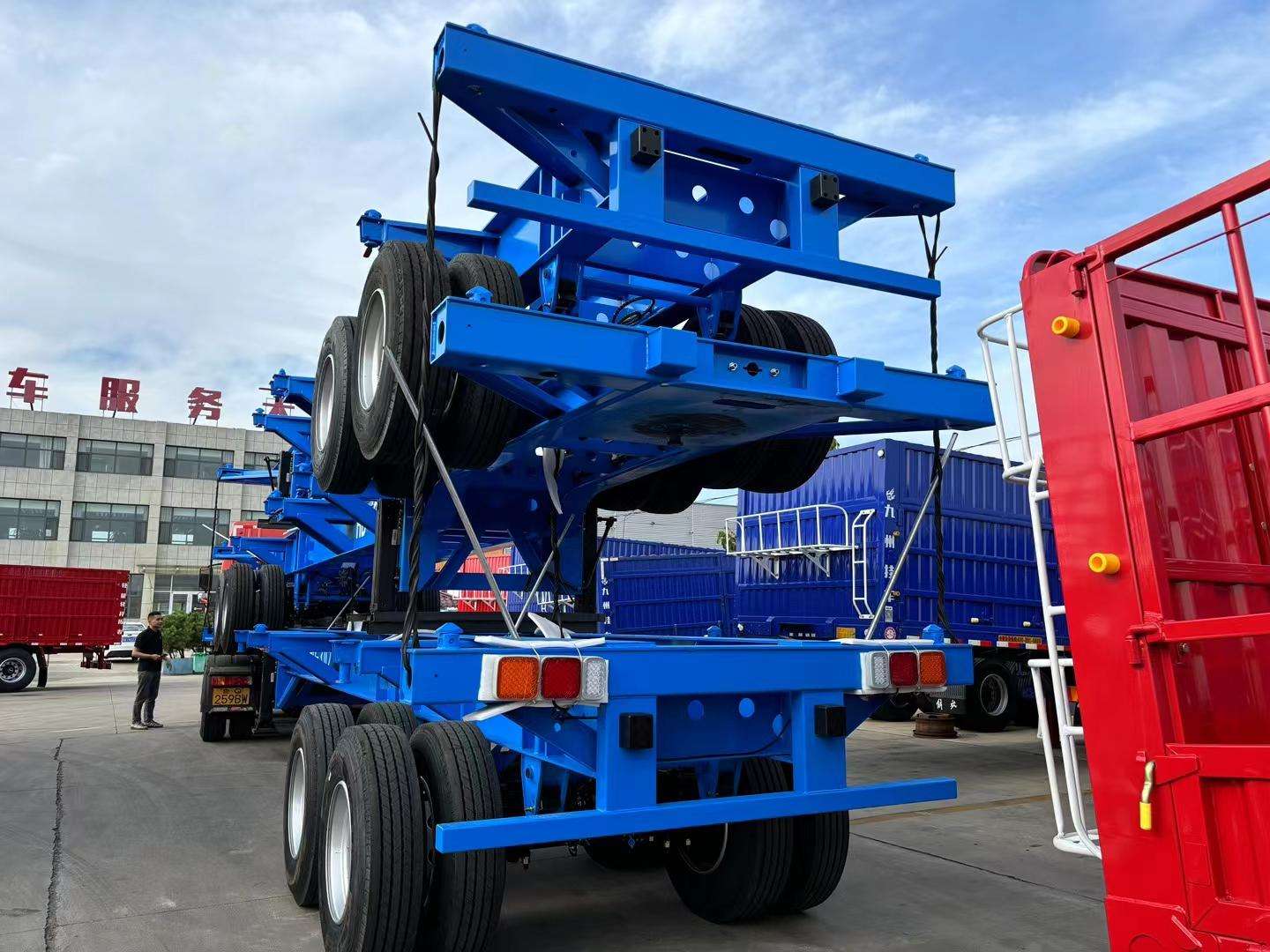 40ft Skeleton Container Chassis Batch for an Indonesian Logistics Fleet